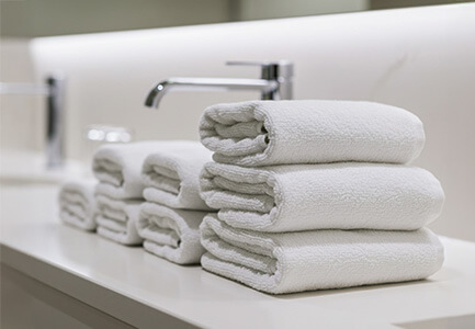 Toalla facial para Airbnb