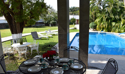 Terraza de lujo en Quinta Juan Ramón