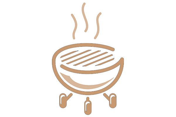 Asador para eventos